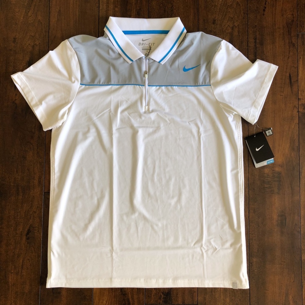 Nike Dri-Fit collared shirt LARGE - Picture 1 of 6